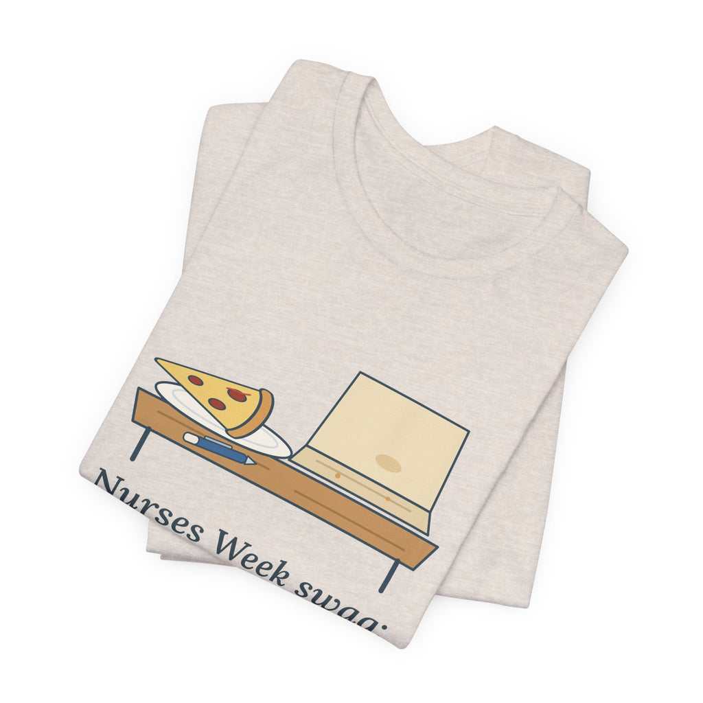 Nurses Week T-Shirt - Nurses Week Swag: One Pen, One Cold Slice. Funny Nurse Tee