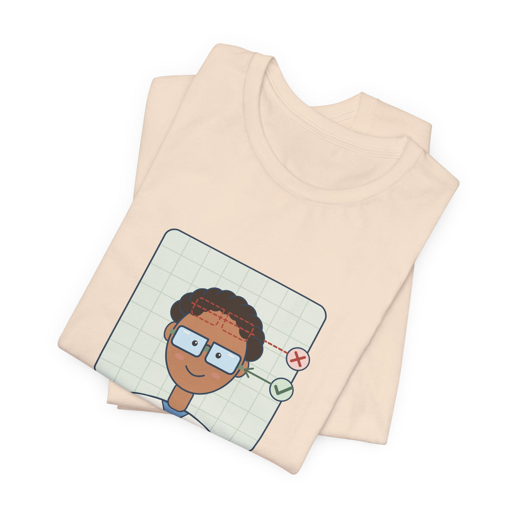 Science Teacher T-Shirt - Goggles Go on Your Eyes, Not Your Forehead Lab Teacher Tee