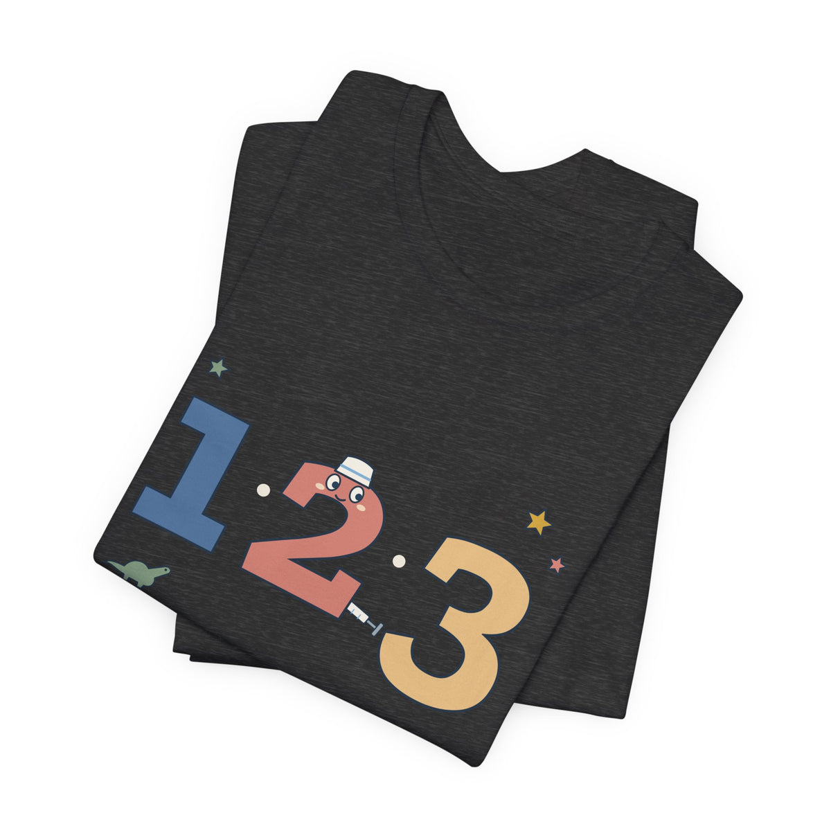 Pediatric Nurse T-Shirt - We Go on Three. I Go on Two. Funny Peds Nurse Tee