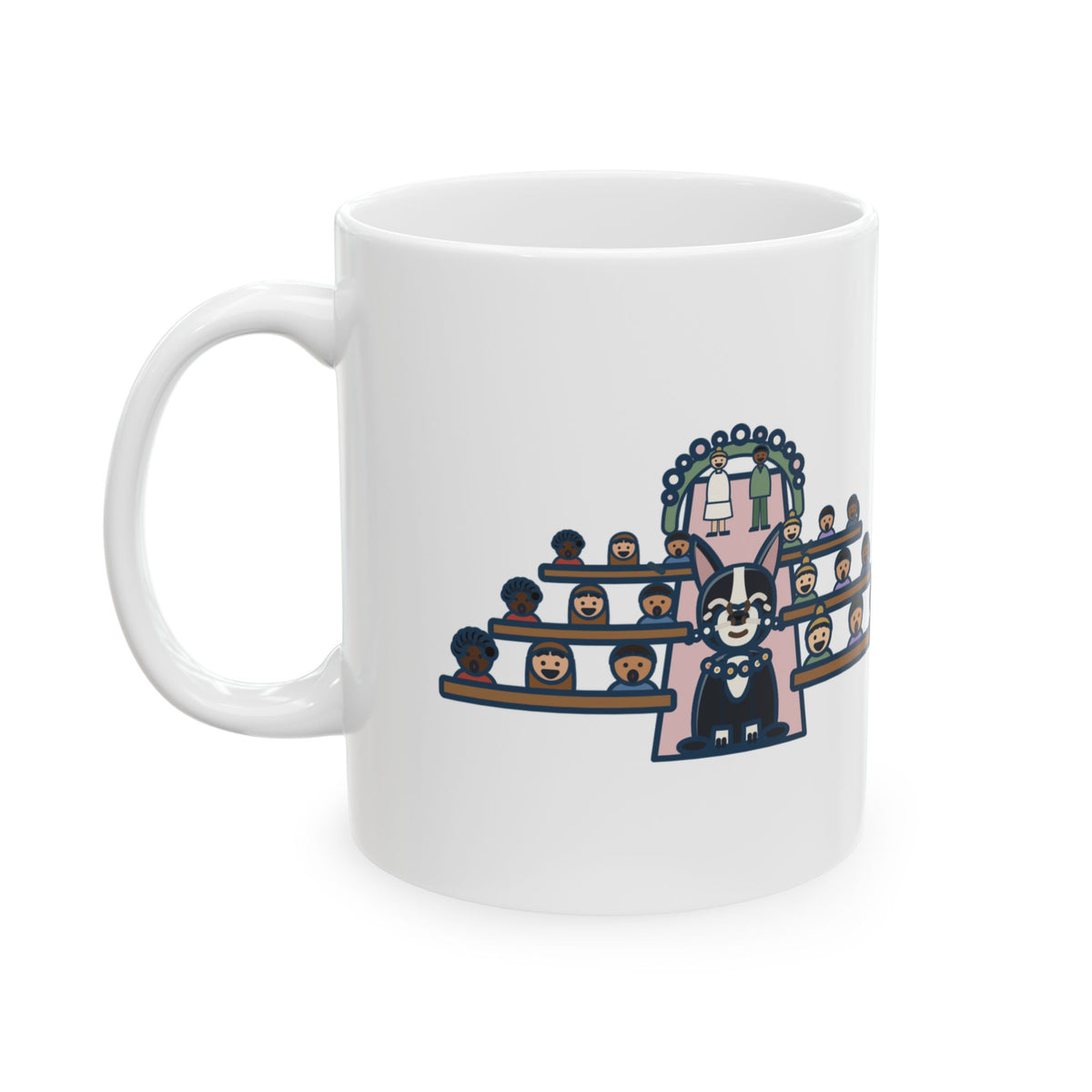 Boston Terrier Coffee Mug - Snorted Once During the Vows, Everyone Turned Around