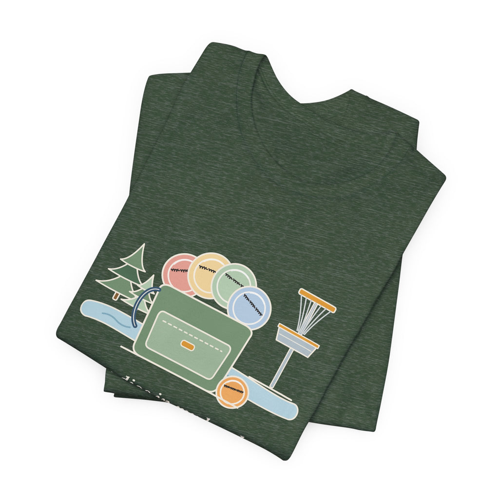 Disc Golf T-Shirt - Every Disc in My Bag Has My Phone Number on It. Funny Disc Golfer Tee
