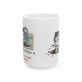 Large 15oz Alaskan Malamute Mug - Backyard Crater Digging Dog Lover Gift