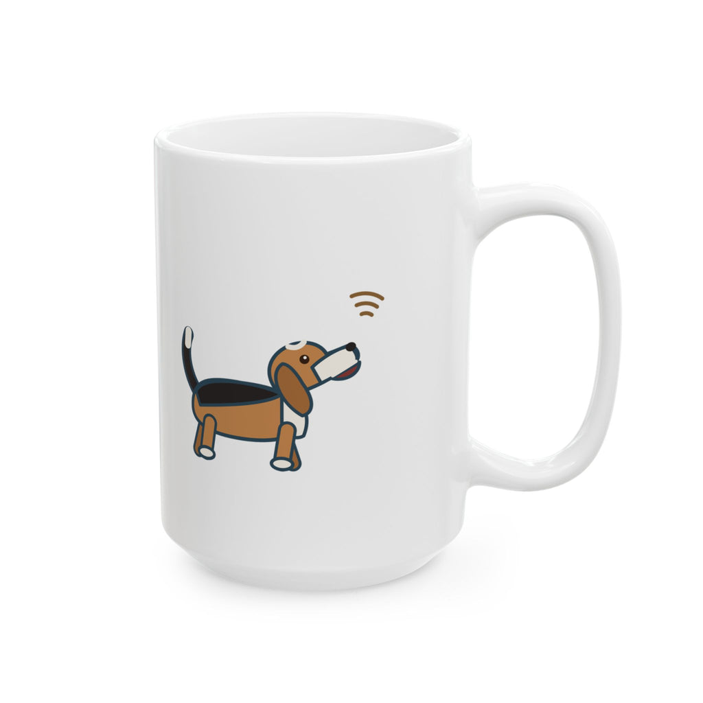 Large 15oz Beagle Mug - Stand Where It Jumped. It's Coming Back Around. Hound Lover Mug