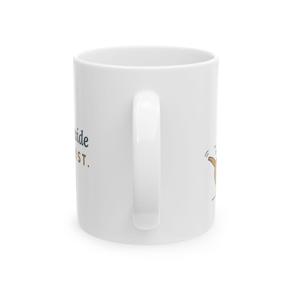 Golden Retriever Coffee Mug - Walks Me Inside by the Wrist. Golden Lover Mug