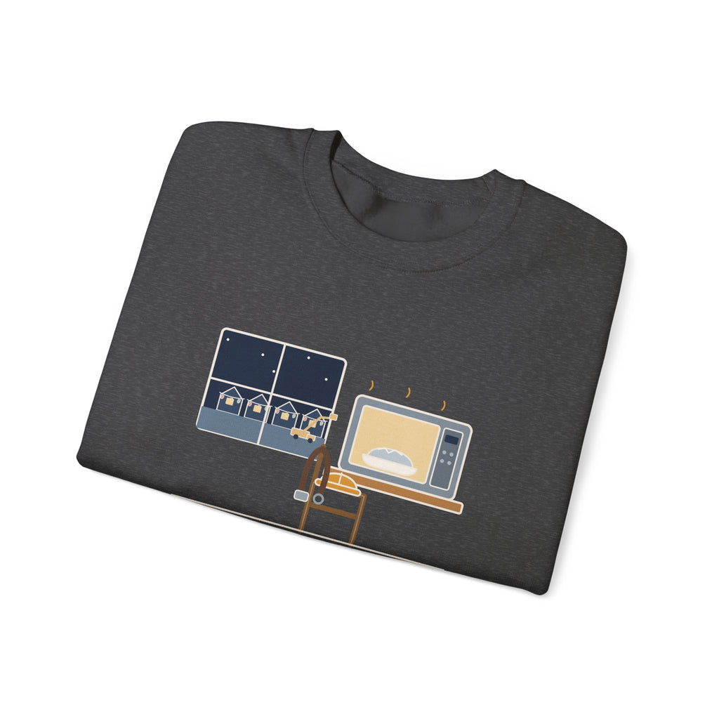 Lineman Crewneck Sweatshirt - Christmas Dinner, Reheated. Your Lights Stayed On.
