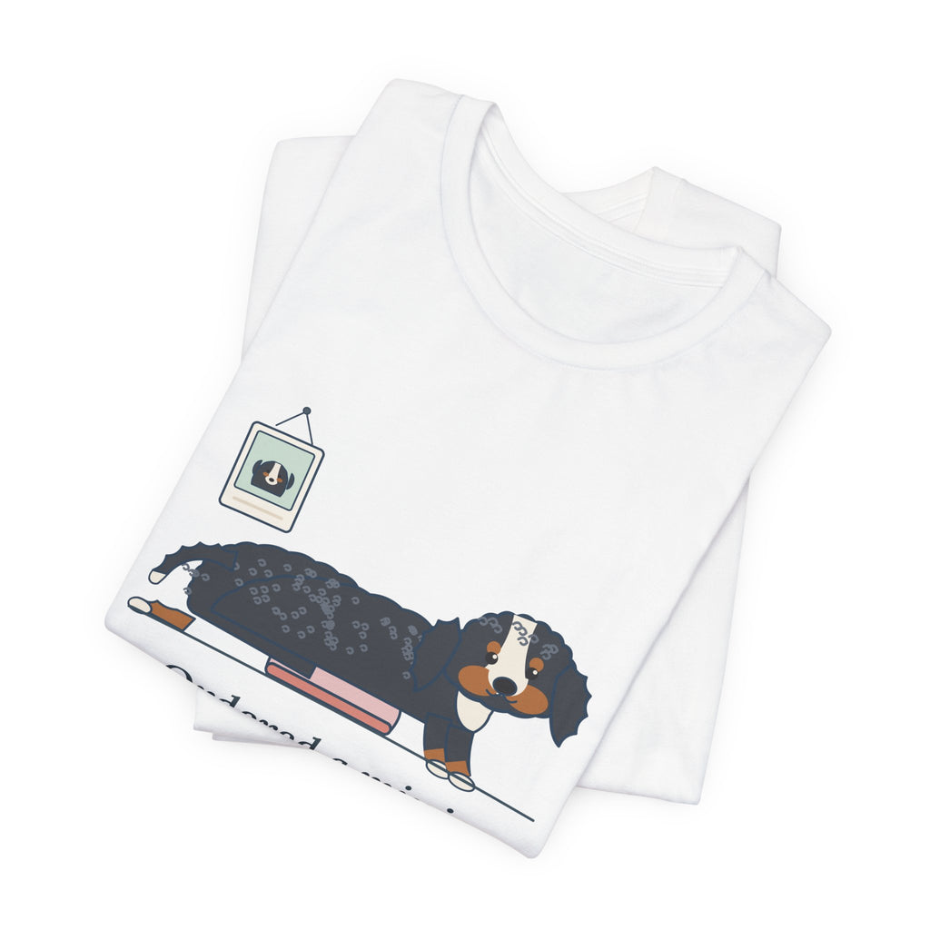 Bernedoodle T-Shirt - Ordered a Mini. Got Ninety Pounds. Funny Doodle Owner Tee