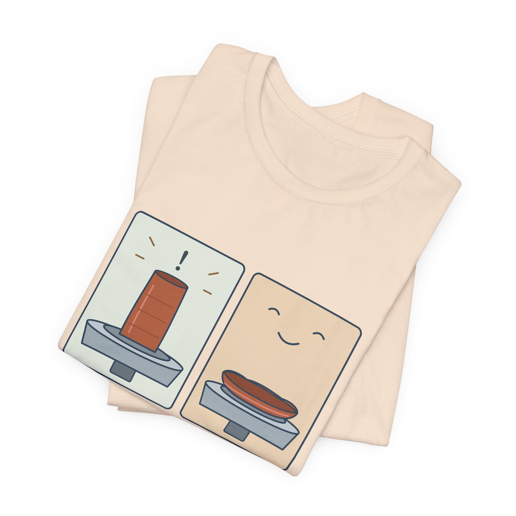 Pottery T-Shirt - It Was a Vase, Now It's a Bowl Funny Wheel Throwing Potter Tee