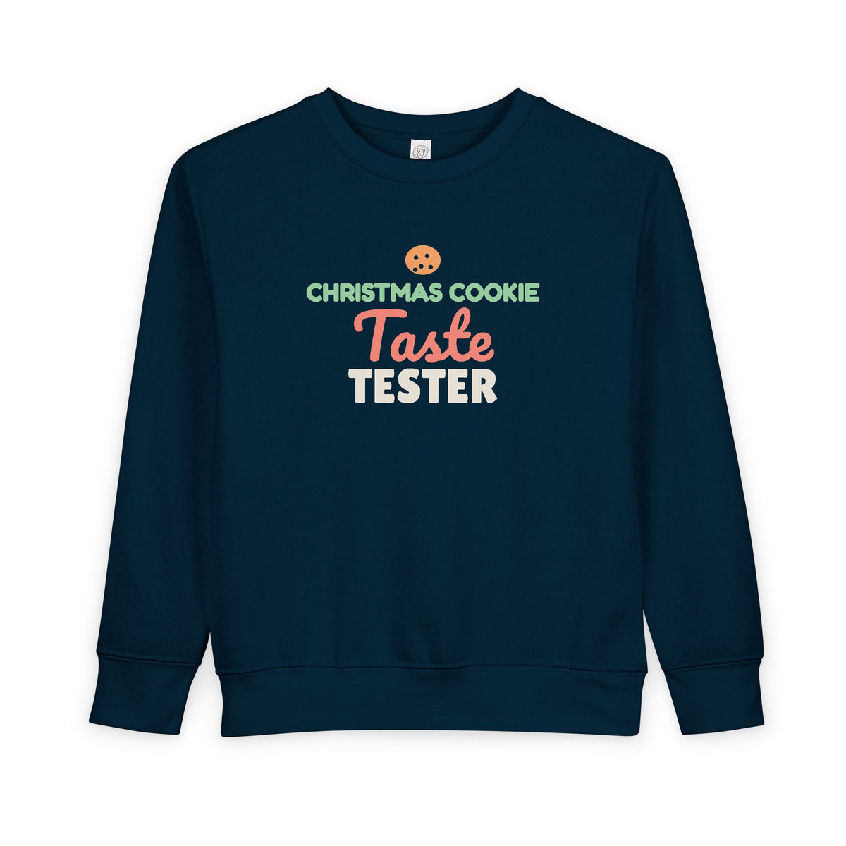 Christmas Cookie Taste Tester Toddler Sweatshirt, Holiday Crewneck