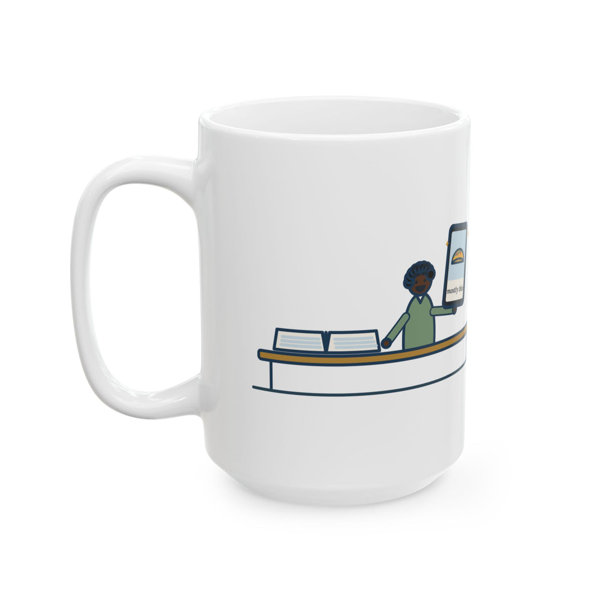 Asked for a Food Diary, Got a Photo of One Taco and the Words Mostly This 15oz Mug, Large Funny Dietitian Coffee Mug