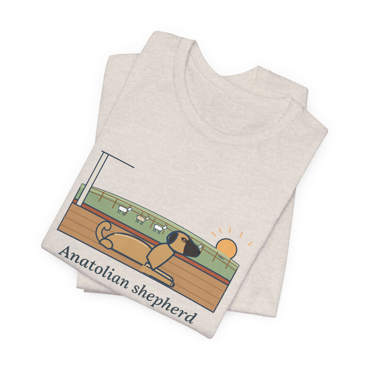 Anatolian Shepherd T-Shirt - On the Porch All Night, Every Goat Accounted For