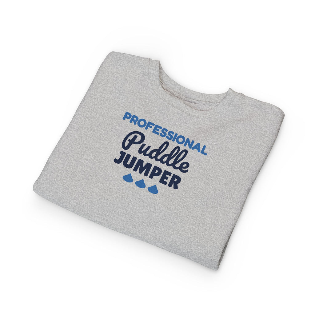 Professional Puddle Jumper Toddler Sweatshirt, Rainy Day Crewneck