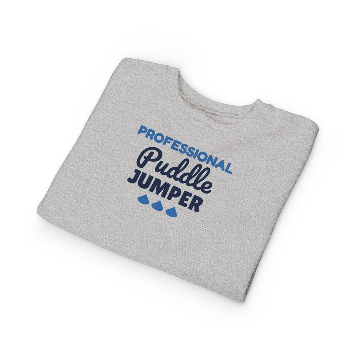 Professional Puddle Jumper Toddler Sweatshirt, Rainy Day Crewneck