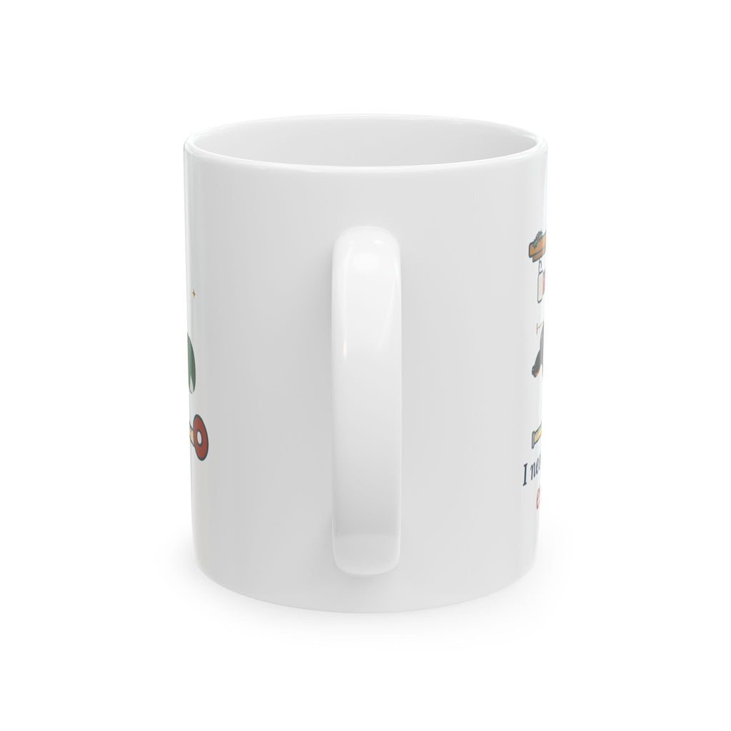 Dachshund Christmas Mug - I Need Two Stockings, End to End Wiener Dog Mug