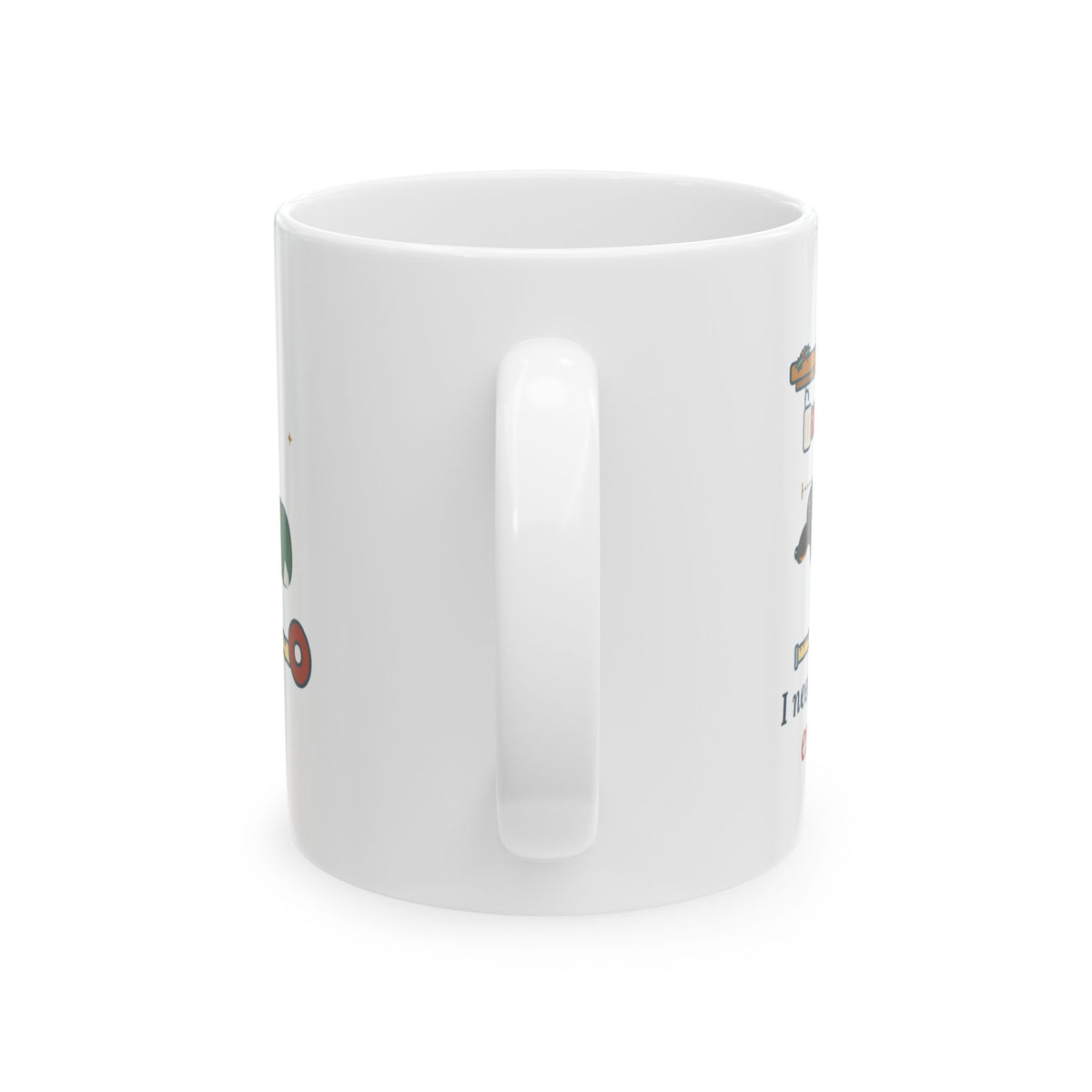 Dachshund Christmas Mug - I Need Two Stockings, End to End Wiener Dog Mug