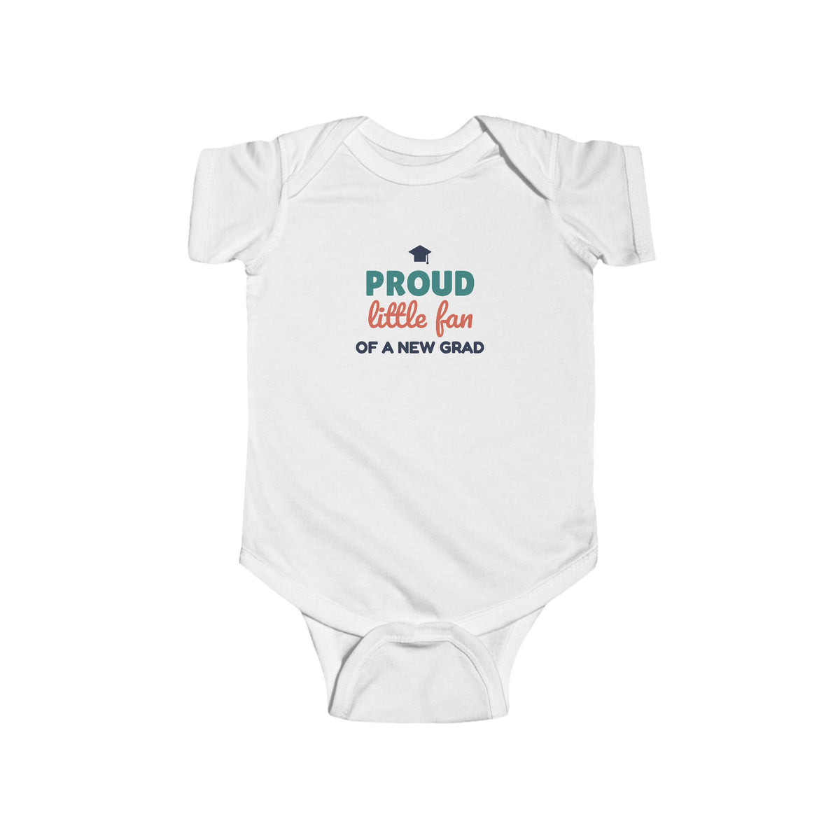 Proud Little Fan of a New Grad Baby Bodysuit, Graduation Day Infant Outfit