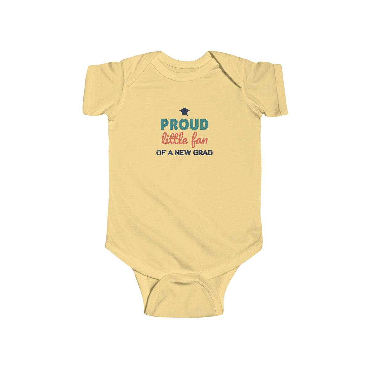 Proud Little Fan of a New Grad Baby Bodysuit, Graduation Day Infant Outfit