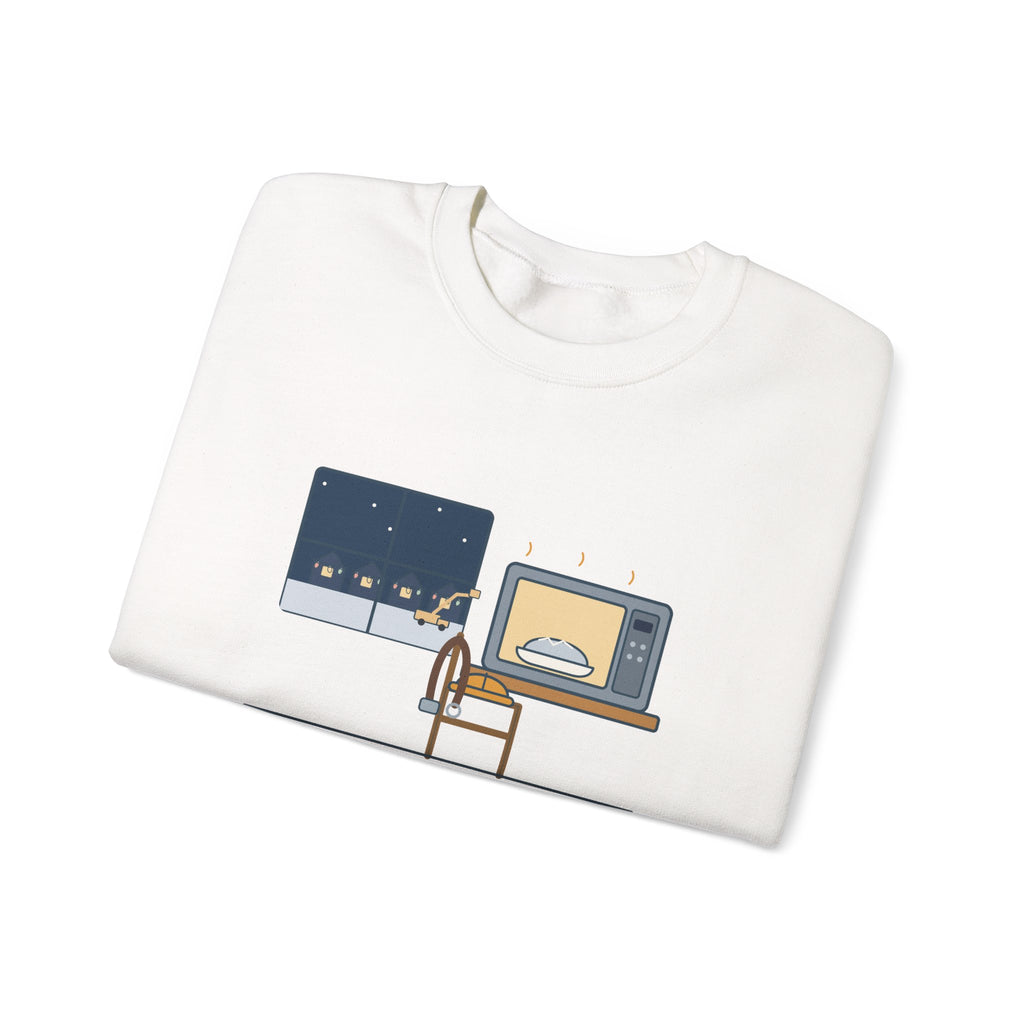 Lineman Crewneck Sweatshirt - Christmas Dinner, Reheated. Your Lights Stayed On.