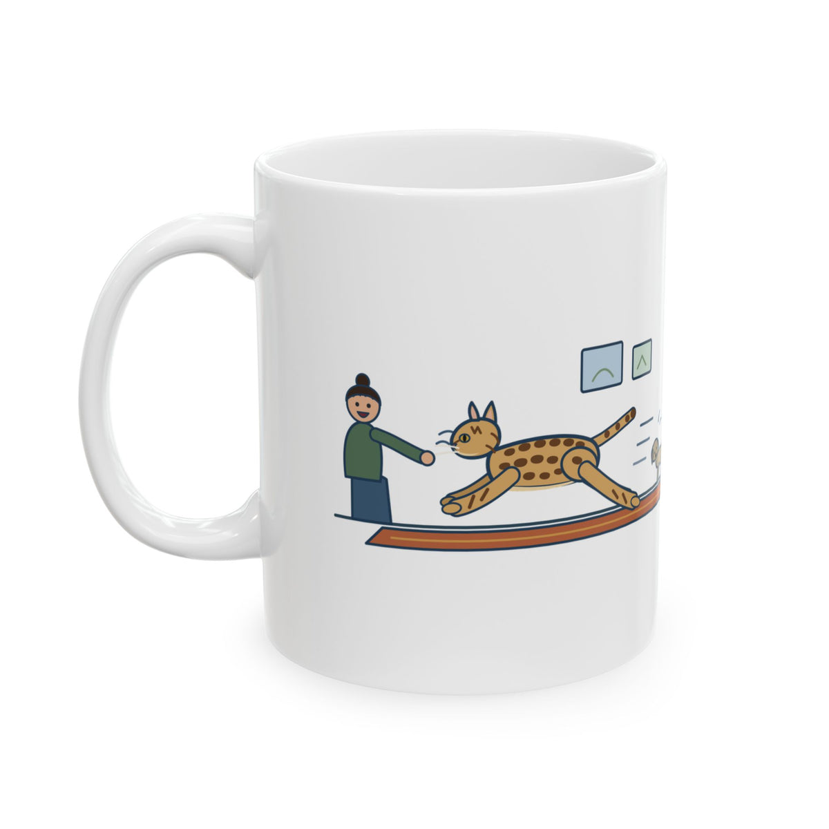 Ocicat Coffee Mug - Comes When Called, Faster Than the Dog