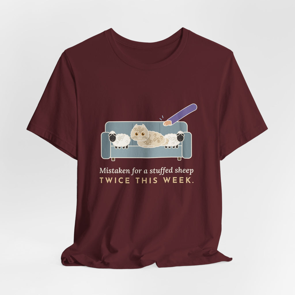 Selkirk Rex Cat T-Shirt - Mistaken for a Stuffed Sheep Twice This Week