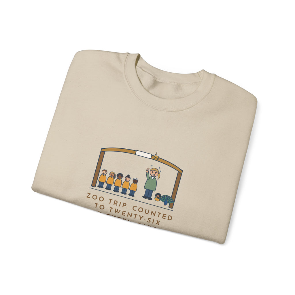 Field Trip Crewneck Sweatshirt - Counted Twenty-Five Once and Aged a Year