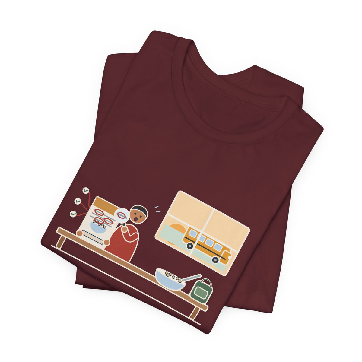 Latin Teacher T-Shirt - Found Three Latin Roots on the Cereal Box Before the Bus Came
