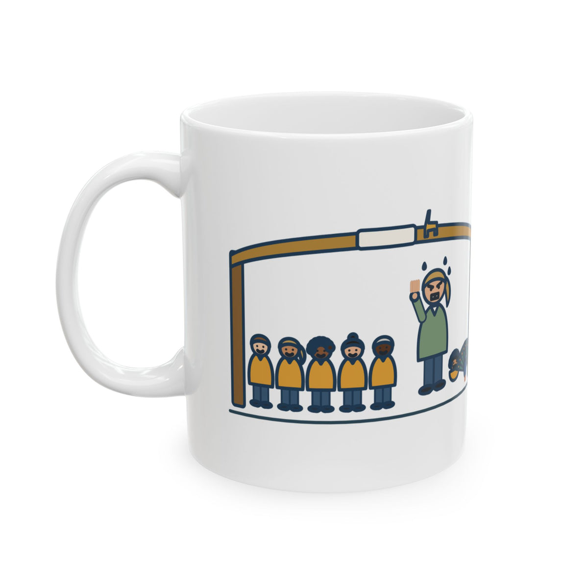 Field Trip Teacher Coffee Mug - Twenty-Six Kids, Counted at Every Gate