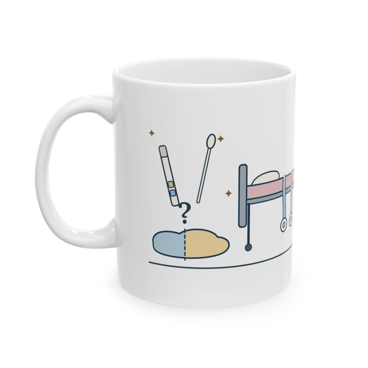 Labor & Delivery Triage Nurse Coffee Mug - Water Broke, or Just Pee? There's a Test for That