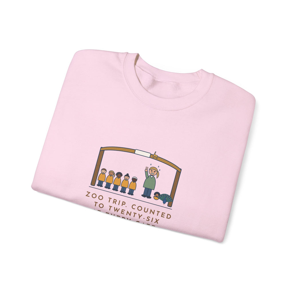 Field Trip Crewneck Sweatshirt - Counted Twenty-Five Once and Aged a Year