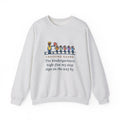 Crossing Guard Sweatshirt, The Kindergartners High-Five My Stop Sign on the Way By, Funny School Crosswalk Crewneck