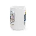 Large 15oz Certified Nursing Assistant Mug - The Call Light Knows When I Sit. Nurse Aide Gift