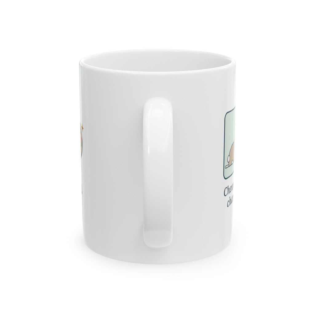 Pet Rabbits Coffee Mug - Chewed the Charger. Did a Binky. Bunny Owner Gift Mug