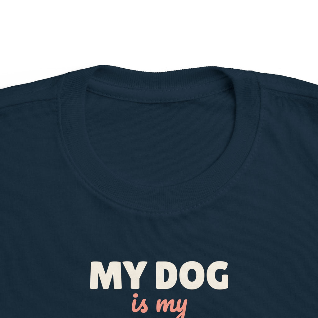 My Dog Is My Sibling Toddler T-Shirt, Funny Dog Lover Kid Tee