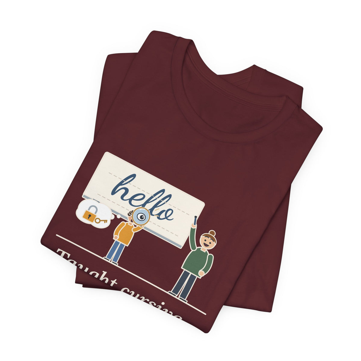 Cursive Handwriting Teacher T-Shirt - A Kid Asked If It Was a Secret Code