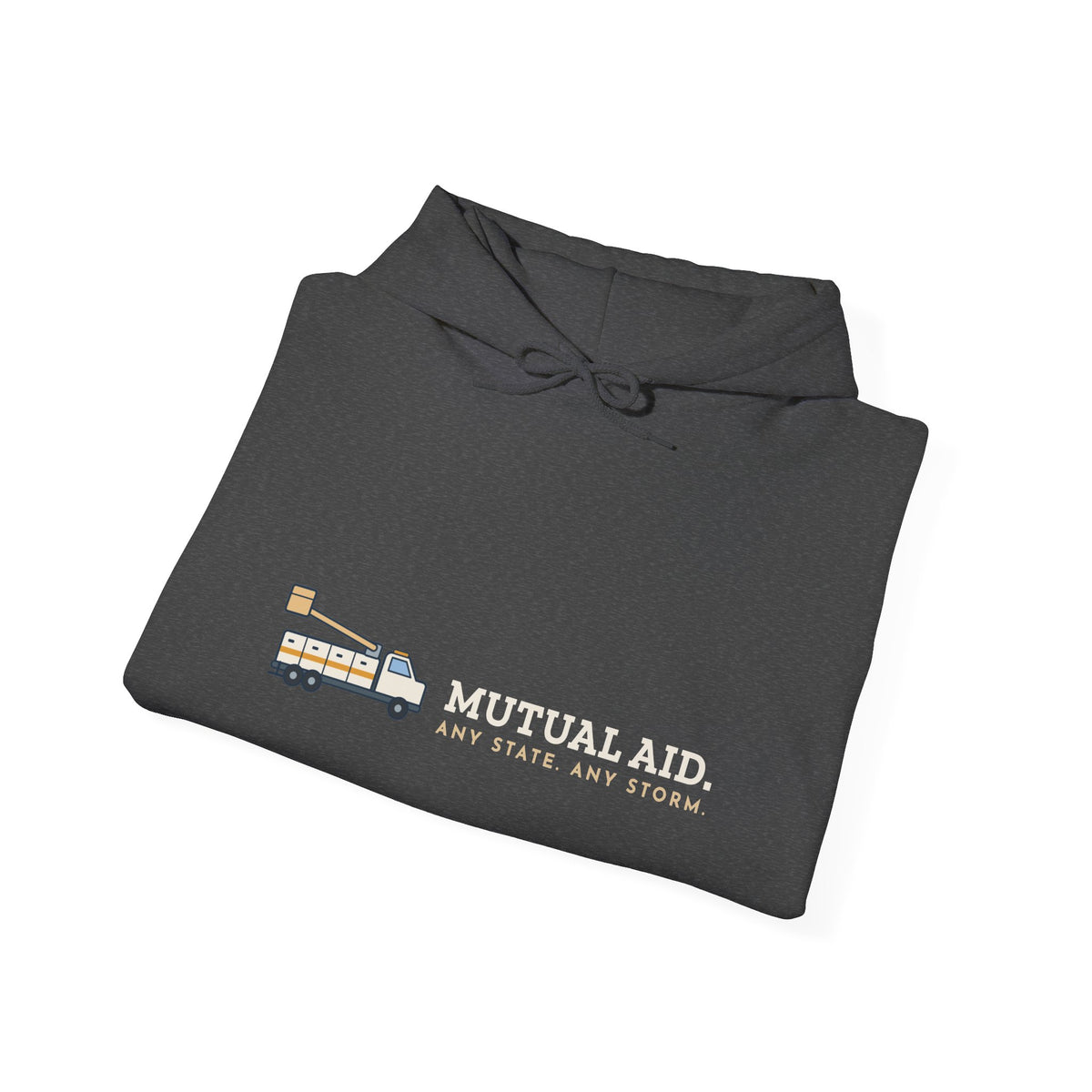 Lineworker Hoodie - Mutual Aid. Any State. Any Storm. Lineman Gift Hoodie