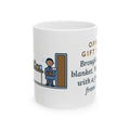 Office Gift Swap Mug, Brought a Nice Blanket, Went Home with a Fruitcake from 2019, Funny Coffee Mug 11oz
