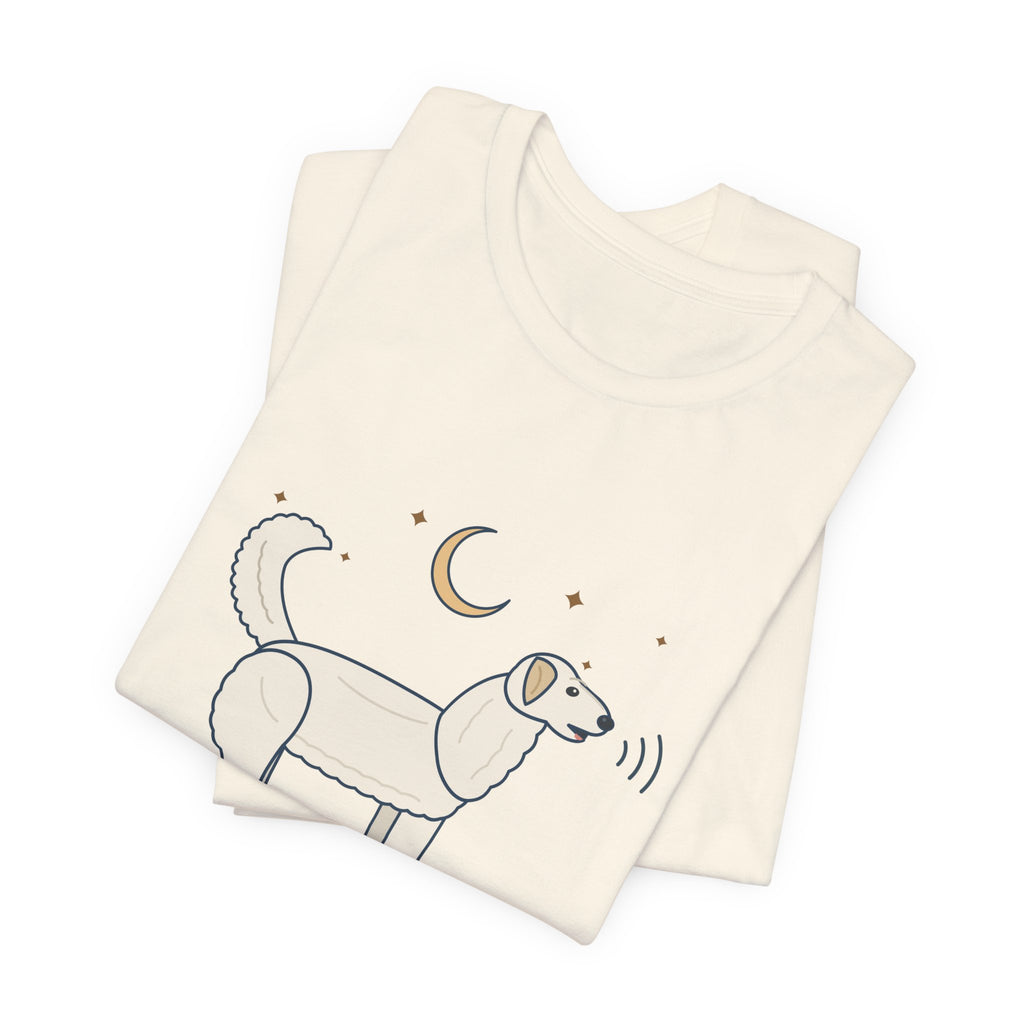 Great Pyrenees T-Shirt - On Patrol Since Sundown Pyr Owner Tee