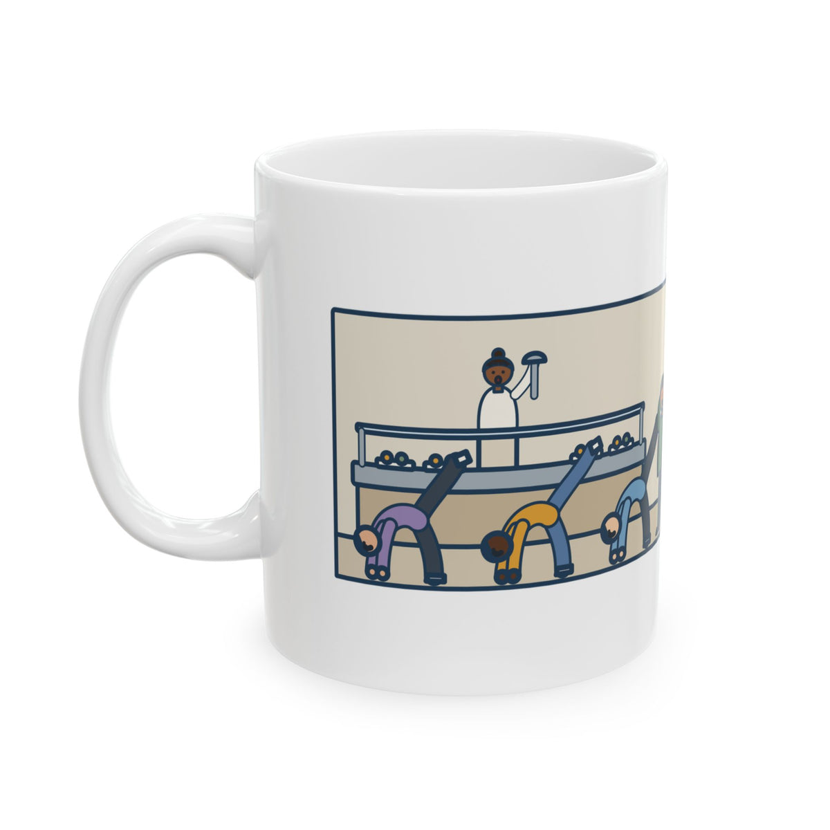 Gymnastics Coach Mug, Taught One Back Walkover, Now They Do Them in the Lunch Line, Funny Coffee Mug 11oz