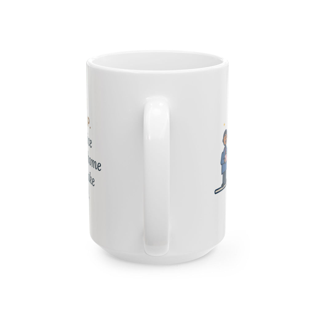 Brought a Nice Blanket, Went Home with a Fruitcake from 2019 15oz Mug, Large Funny Office Gift Swap Coffee Mug