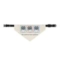 Miniature Schnauzer Dog Bandana - The Eyebrows Have Opinions. Clip-On Schnauzer Bandana