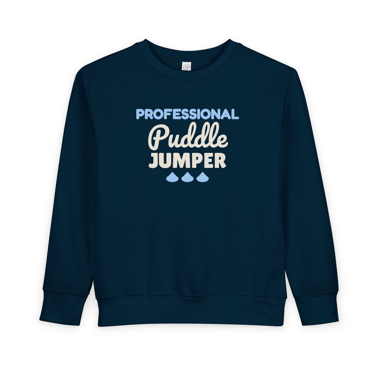 Professional Puddle Jumper Toddler Sweatshirt, Rainy Day Crewneck