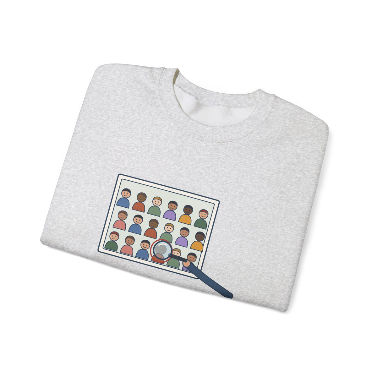 Yearbook Staff Crewneck Sweatshirt - Who's the Kid in Row Three?