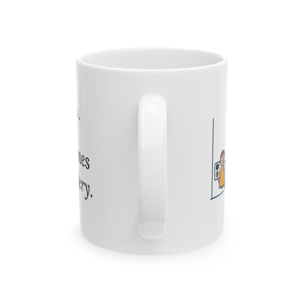 Study Hall Teacher Mug - One Wall Outlet. Thirty Phones on Low Battery. 11oz Coffee Mug