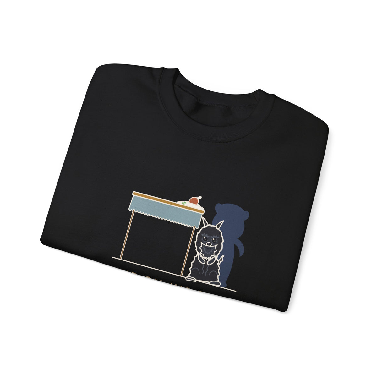 Affenpinscher Crewneck Sweatshirt - Sits Up at Dinner Like a Tiny Bear