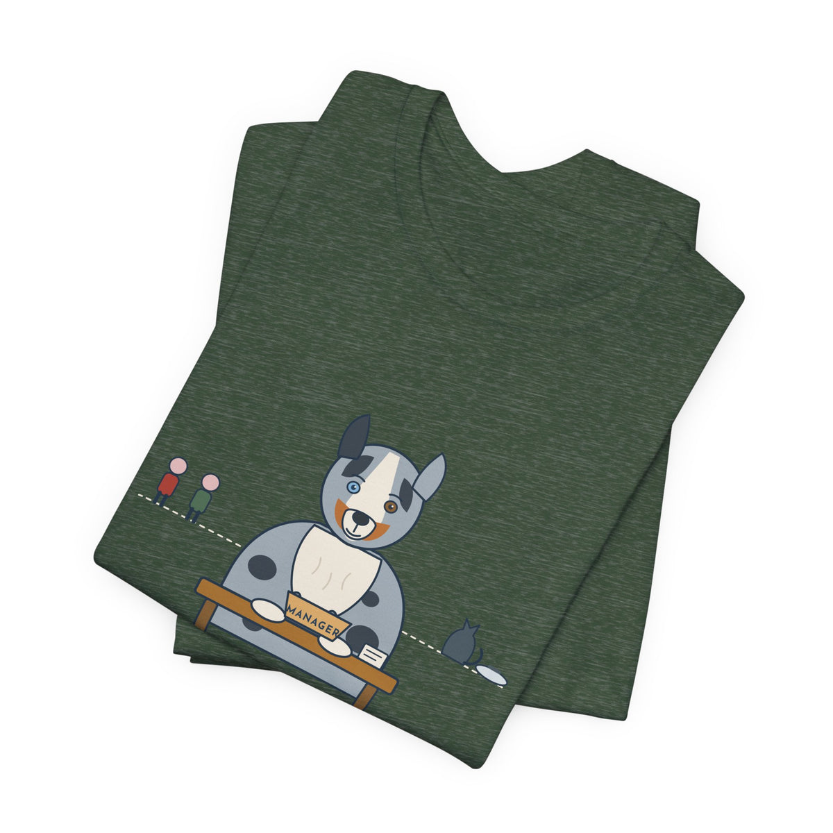 Australian Shepherd T-Shirt - Gave Him a Job. He Promoted Himself. Aussie Tee