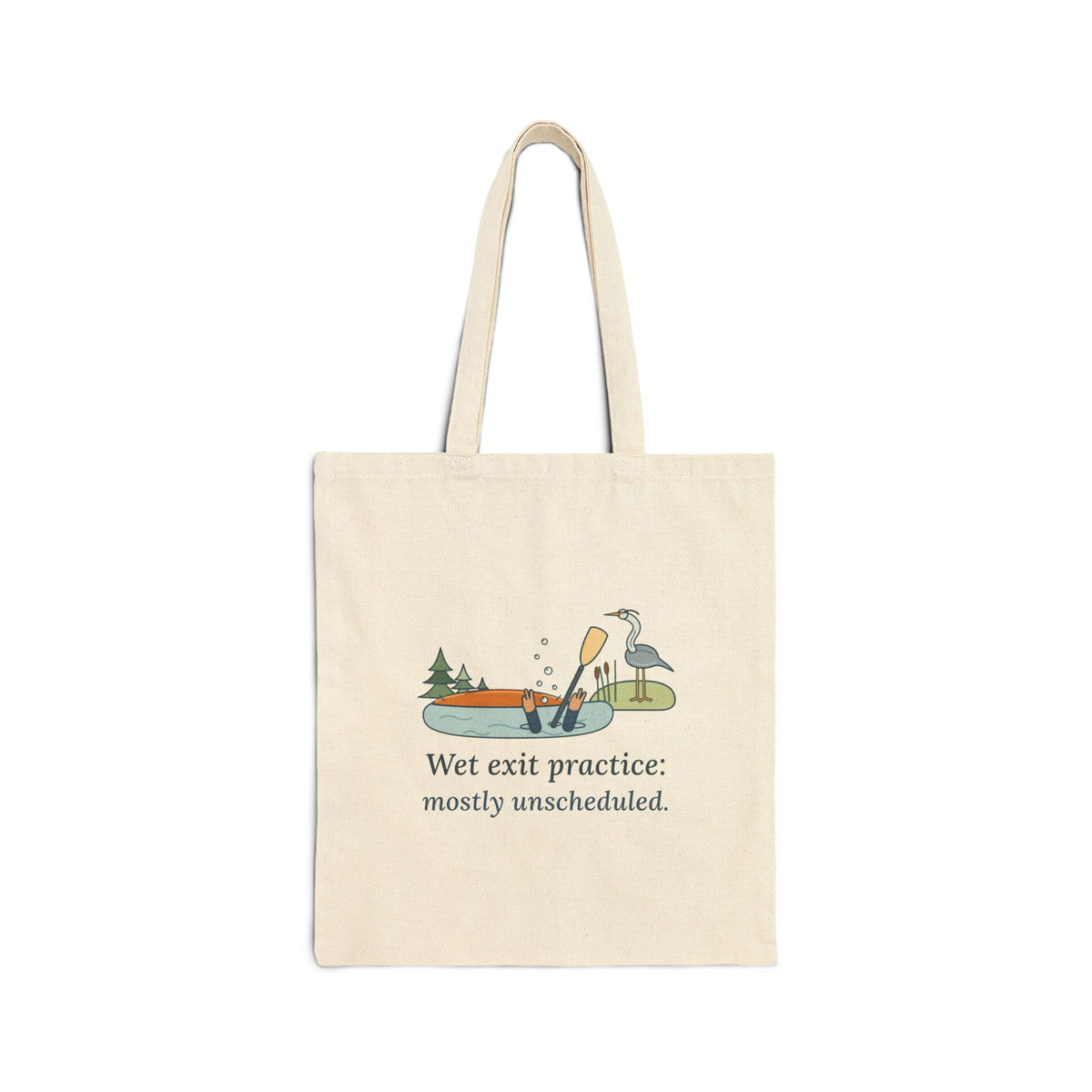 Kayaking Tote Bag - Wet Exit Practice: Mostly Unscheduled Paddler Tote