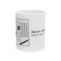 Crossword Puzzles Coffee Mug - Never Owned an Etui. Written It 200 Times. Solver Gift Mug