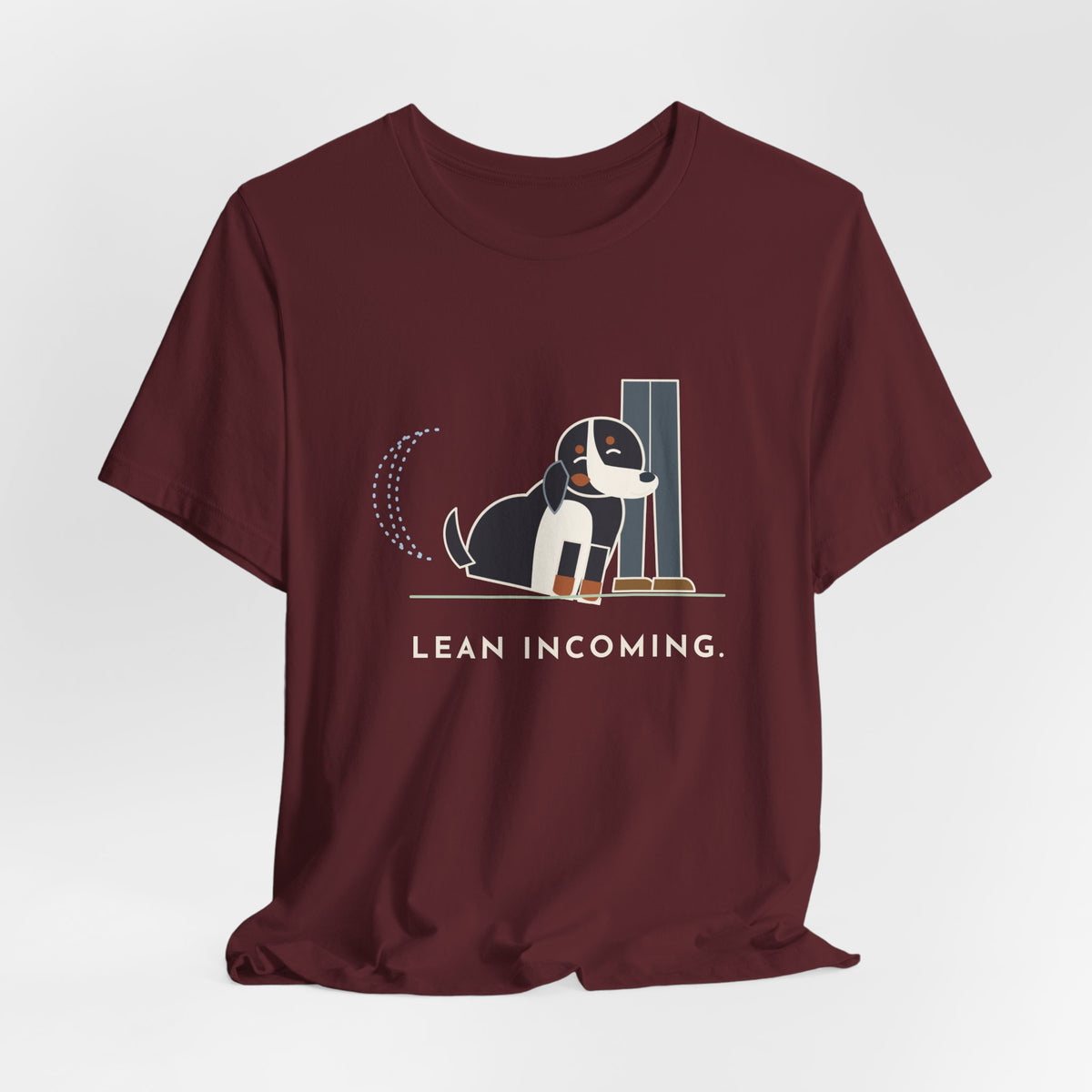 Bernese Mountain Dog T-Shirt - Lean Incoming Funny Berner Lean Tee