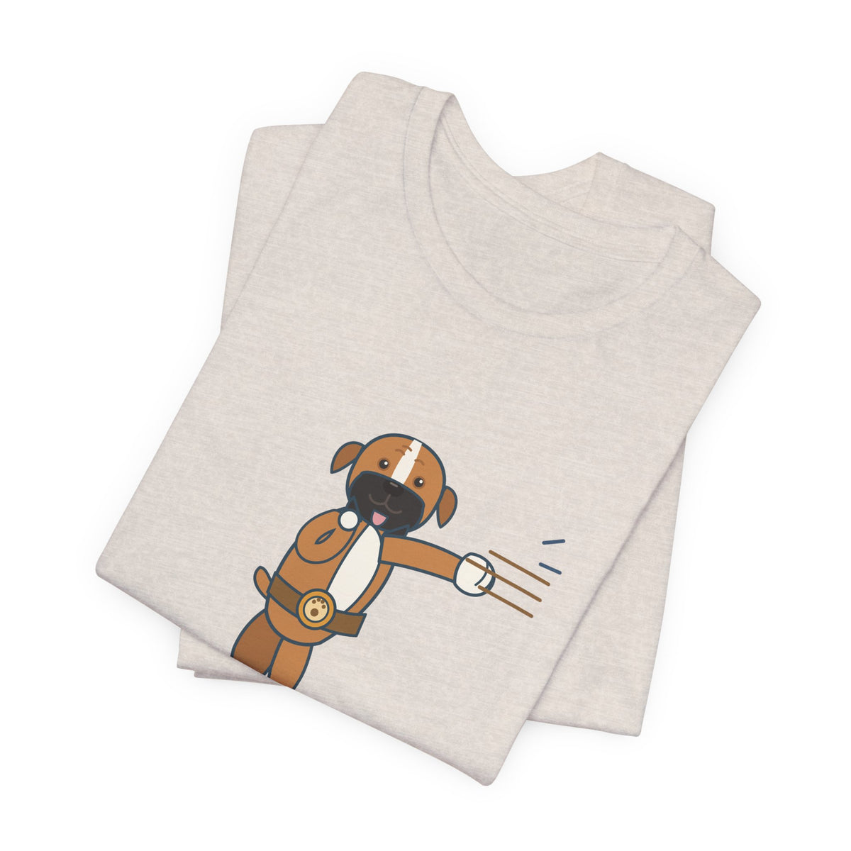 Boxer Dog T-Shirt - Every Hello Comes With a Left Hook Funny Boxer Owner Tee