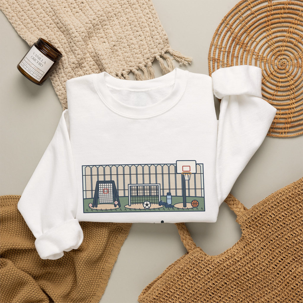 Practice Makes Perfect Sweatshirt, Youth Sports Proverb Crewneck, Backyard Practice
