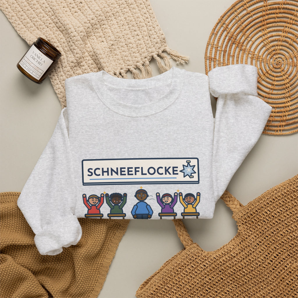 German Teacher Sweatshirt, Taught One Twelve-Letter Word, The Class Cheered When Somebody Finally Said It, Funny Whiteboard Win Crewneck
